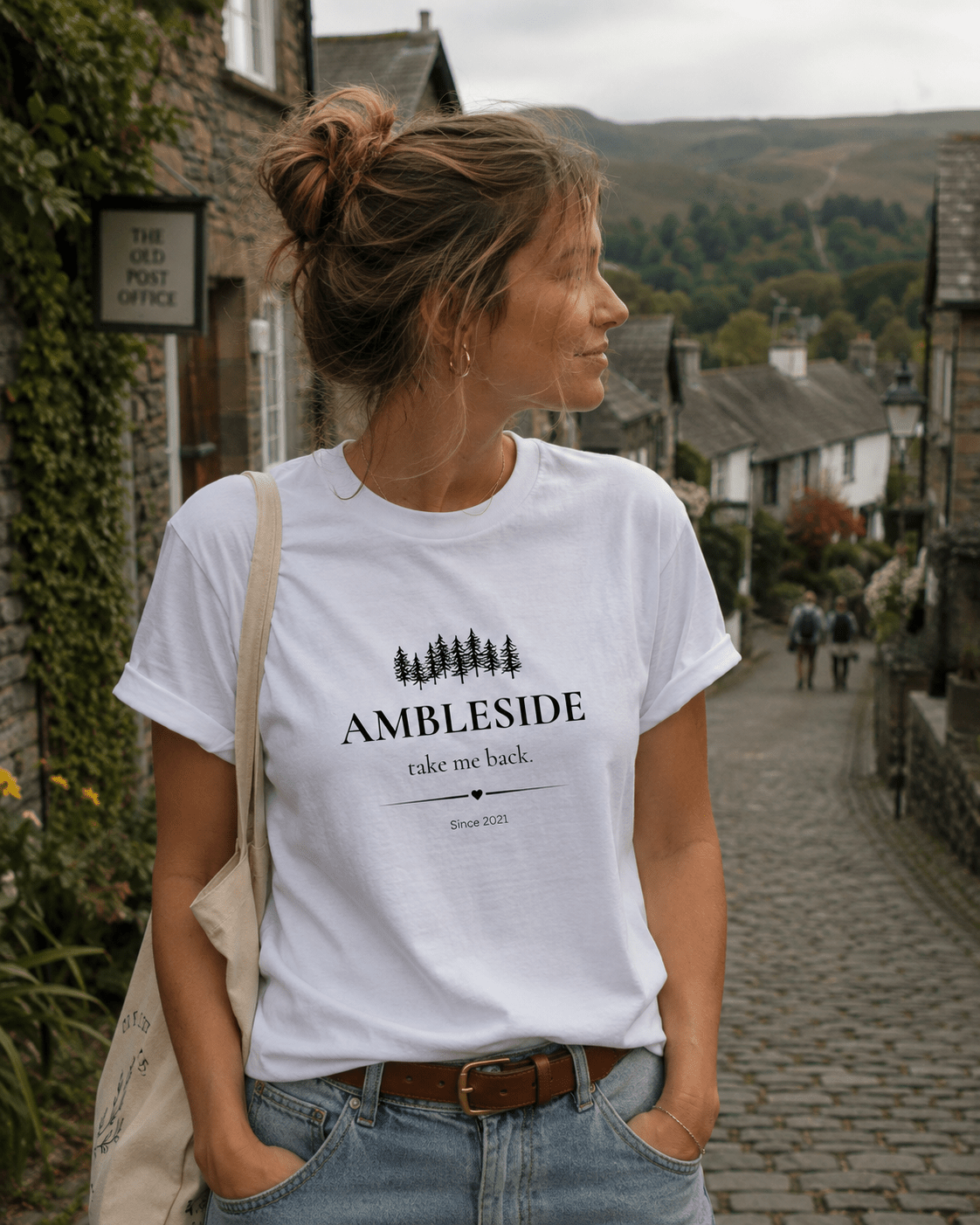 Personalised 'My Happy Place' T-Shirt — Custom Location, Name & Year - AlleyCrafters