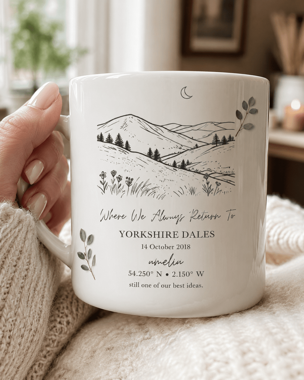 Where It All Began Personalised Location Mug - AlleyCrafters