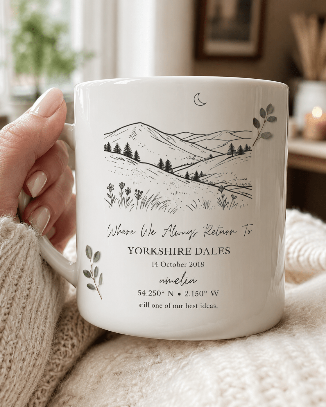 Where It All Began Personalised Location Mug - AlleyCrafters