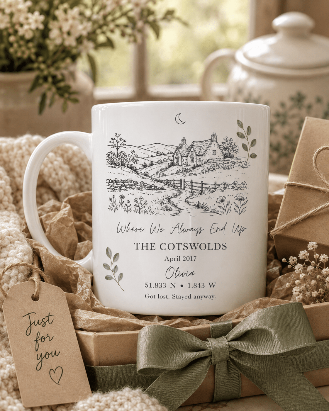 Where It All Began Personalised Location Mug - AlleyCrafters