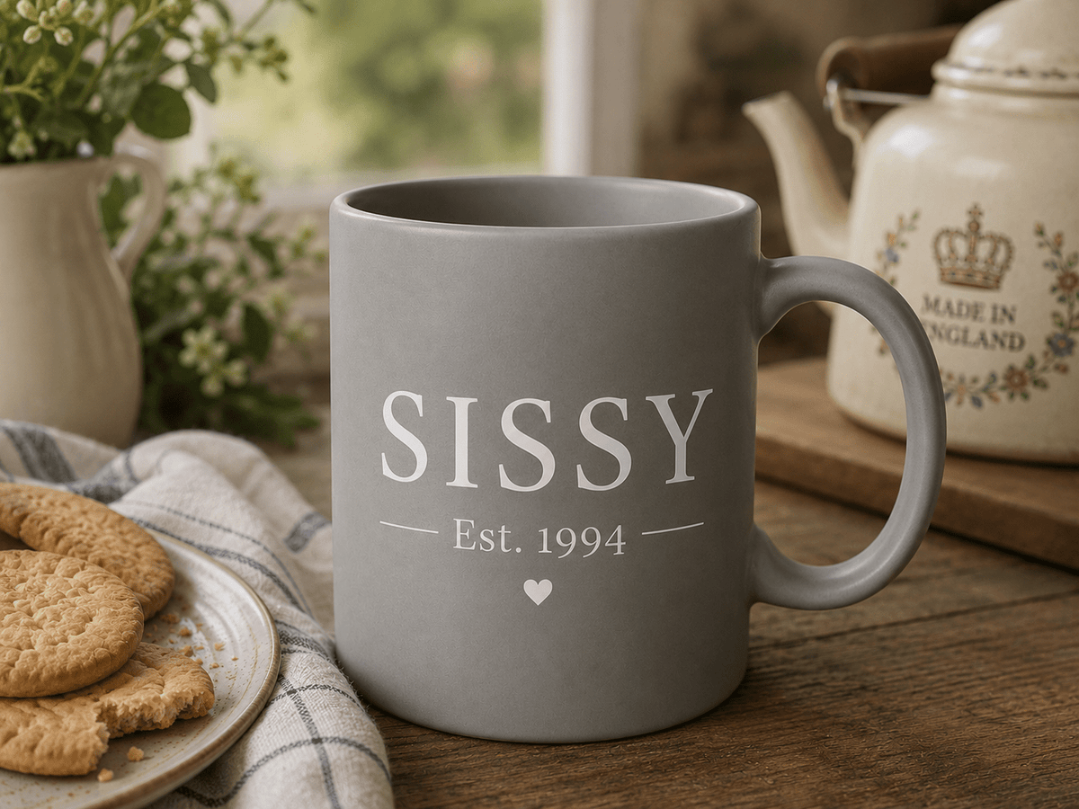 Best Friend Est. Year Mug | Personalised BFF Gift UK - AlleyCrafters