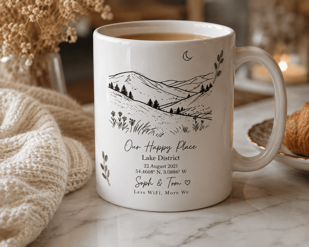 Where It All Began Personalised Location Mug - AlleyCrafters
