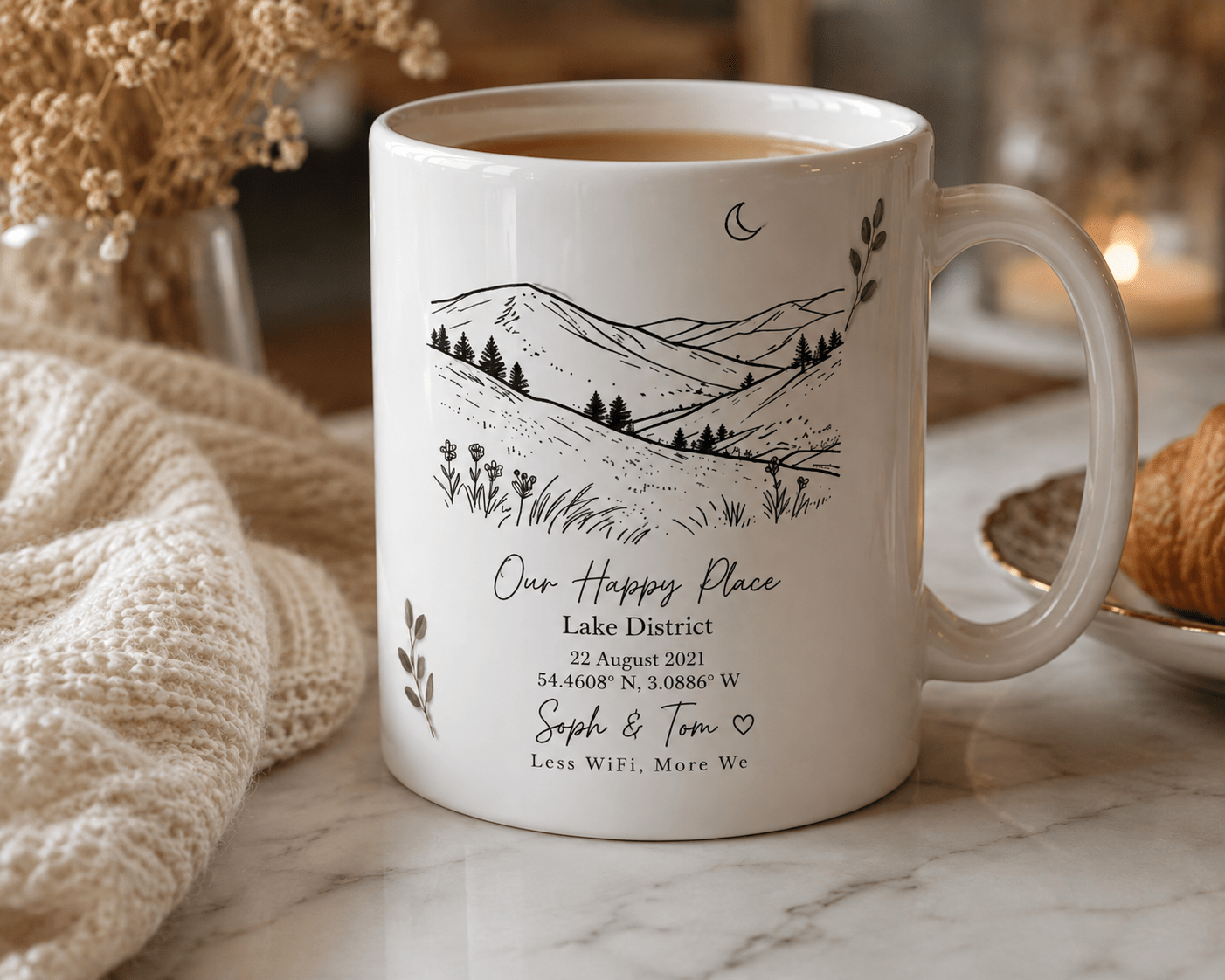 Where It All Began Personalised Location Mug - AlleyCrafters