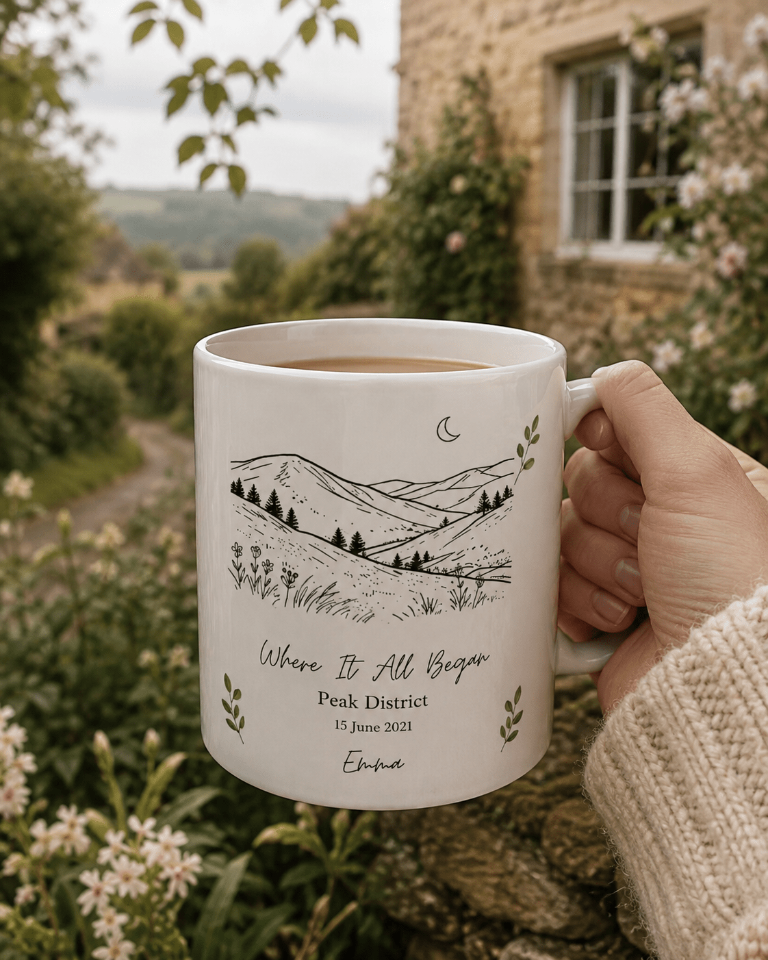 Where It All Began Personalised Location Mug - AlleyCrafters