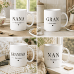 Nan Est. Year Mug | Personalised Nan Gift UK - AlleyCrafters
