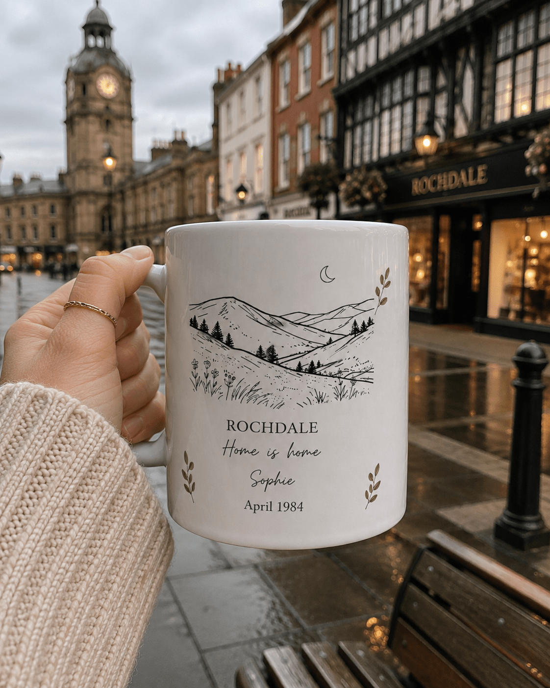 Where It All Began Personalised Location Mug - AlleyCrafters