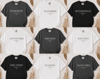 Personalised One Word T-Shirt – Add Any Name, Title or Word + Year - AlleyCrafters