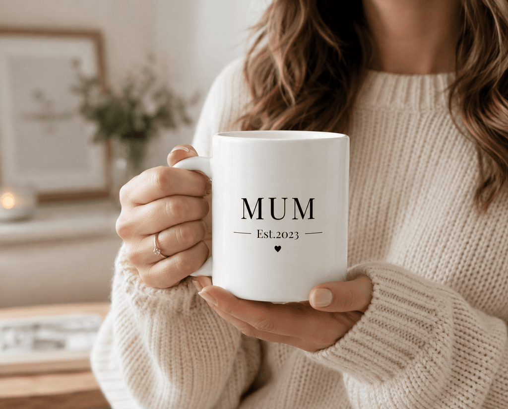 Mum Est. Year Mug | Personalised Mum Gift UK - AlleyCrafters