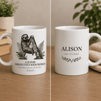 Personalised Initial Mug — Funny Alphabet Letter Gift for Her - AlleyCrafters