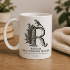 Personalised Initial Mug — Funny Alphabet Letter Gift for Her - AlleyCrafters