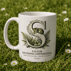 Personalised Initial Mug — Funny Alphabet Letter Gift for Her - AlleyCrafters