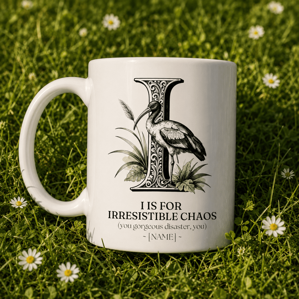 Personalised Initial Mug — Funny Alphabet Letter Gift for Her - AlleyCrafters
