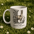 Personalised Initial Mug — Funny Alphabet Letter Gift for Her - AlleyCrafters