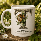 Personalised Initial Mug — Funny Alphabet Letter Gift for Her - AlleyCrafters