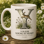 Personalised Initial Mug — Funny Alphabet Letter Gift for Her - AlleyCrafters