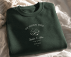 Personalised 'Our Adventure Begins' Sweatshirt | Custom Names | Couples Gift - AlleyCrafters