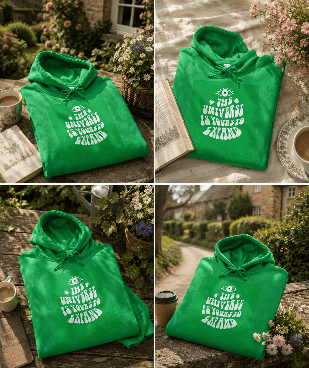 The Universe is Yours to Expand Hoodie | Inspirational Unisex Sweatshirt - AlleyCrafters