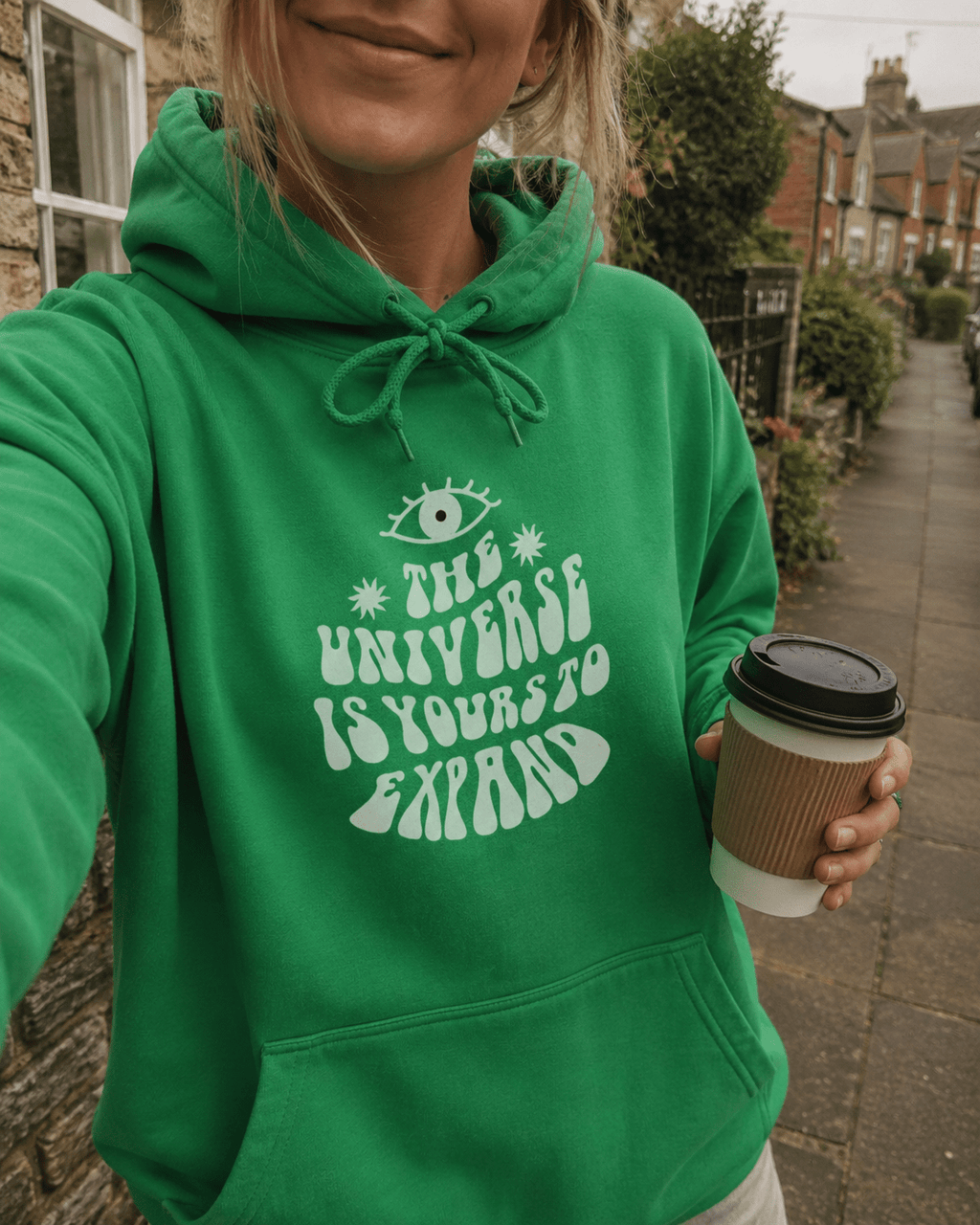 The Universe is Yours to Expand Hoodie | Inspirational Unisex Sweatshirt - AlleyCrafters