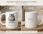 Not Today Motherfluffer Mug | Funny Cat Coffee Cup | Sarcastic Gift - AlleyCrafters