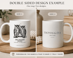 Owl You Need Is Love Mug | Funny Couples Coffee Cup | Romantic Gift for Her - AlleyCrafters