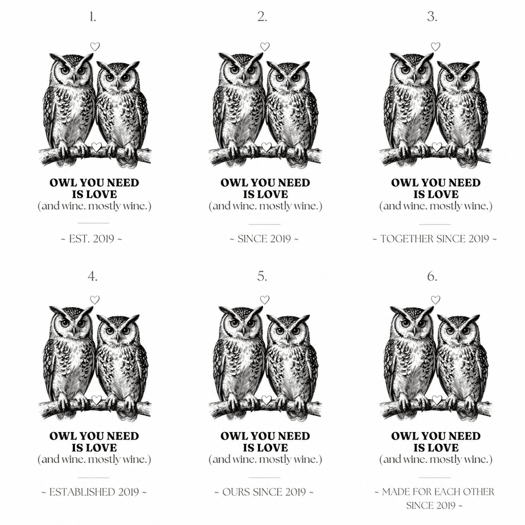 Owl You Need Is Love Mug | Funny Couples Coffee Cup | Romantic Gift for Her - AlleyCrafters