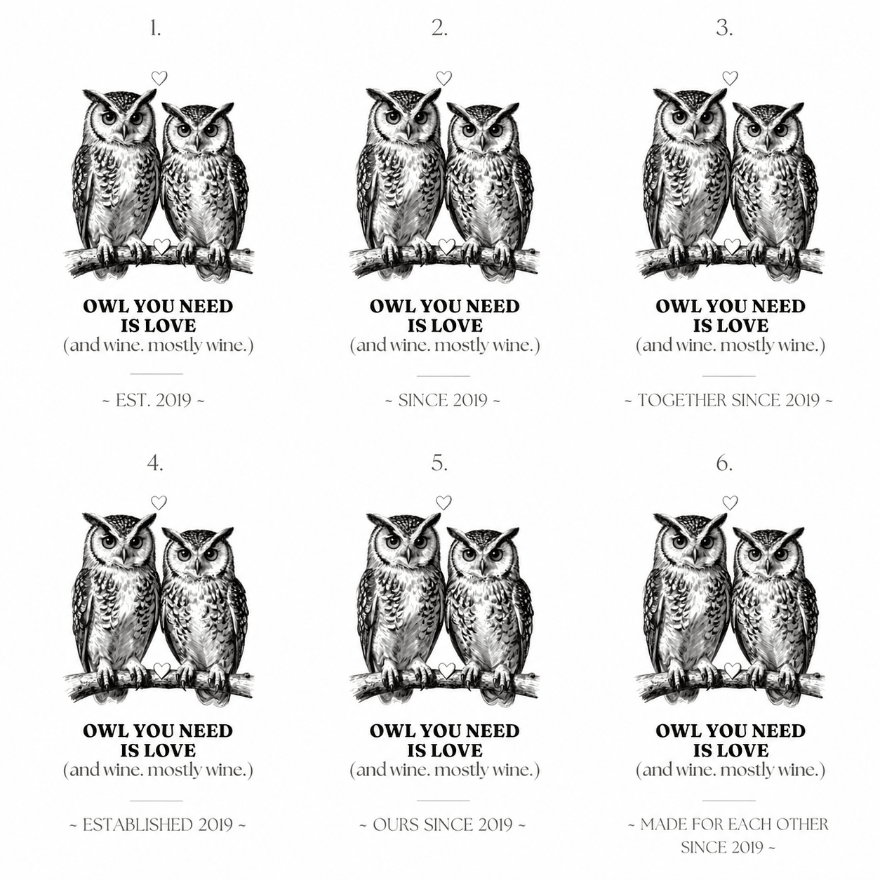 Owl You Need Is Love Mug | Funny Couples Coffee Cup | Romantic Gift for Her - AlleyCrafters