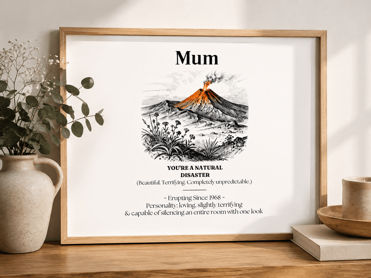 Personalised Matte Canvas Print — Funny Name Definition Framed Wall Art - AlleyCrafters