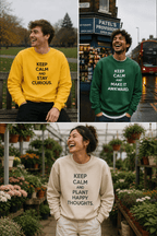 Custom Keep Calm and… Sweatshirt | Personalised Funny Gift - AlleyCrafters