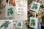 Monstera Tote Bag | Plant Lover Gift UK