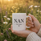 Nan Est. Year Mug | Personalised Nan Gift UK