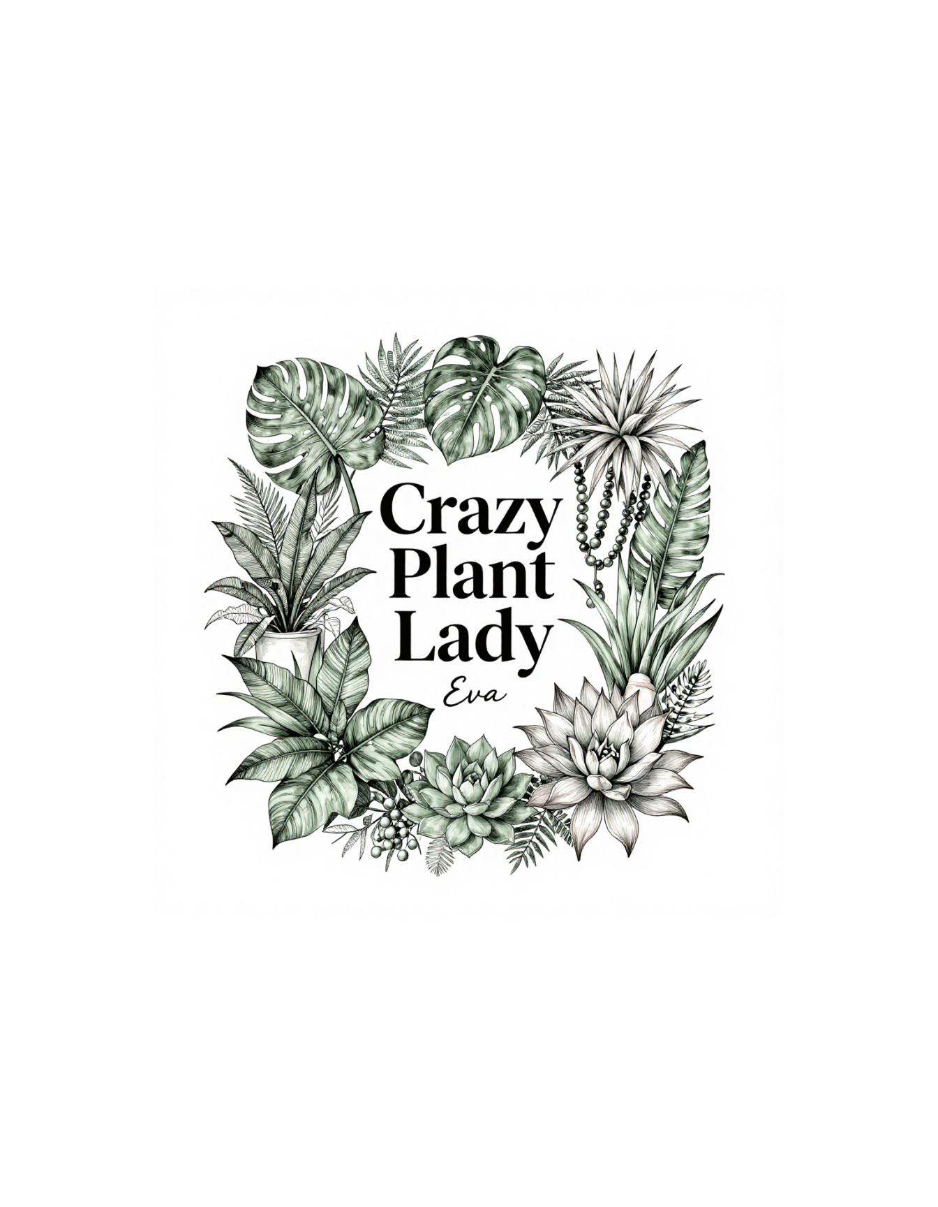 Personalised Crazy Plant Lady Mug | Funny Plant Lover Gift UK