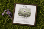 Personalised Wildflower Name Canvas Print — You're One in a Million - AlleyCrafters