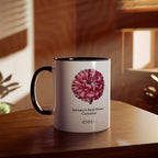 Personalised Birth Flower Mug with Name — Choose Your Birth Month - AlleyCrafters