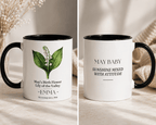 Personalised Birth Flower Mug with Name — Choose Your Birth Month - AlleyCrafters