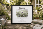 Personalised Wildflower Name Canvas Print — You're One in a Million - AlleyCrafters