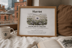 Personalised Wildflower Name Canvas Print — You're One in a Million - AlleyCrafters