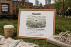 Personalised Wildflower Name Canvas Print — You're One in a Million - AlleyCrafters