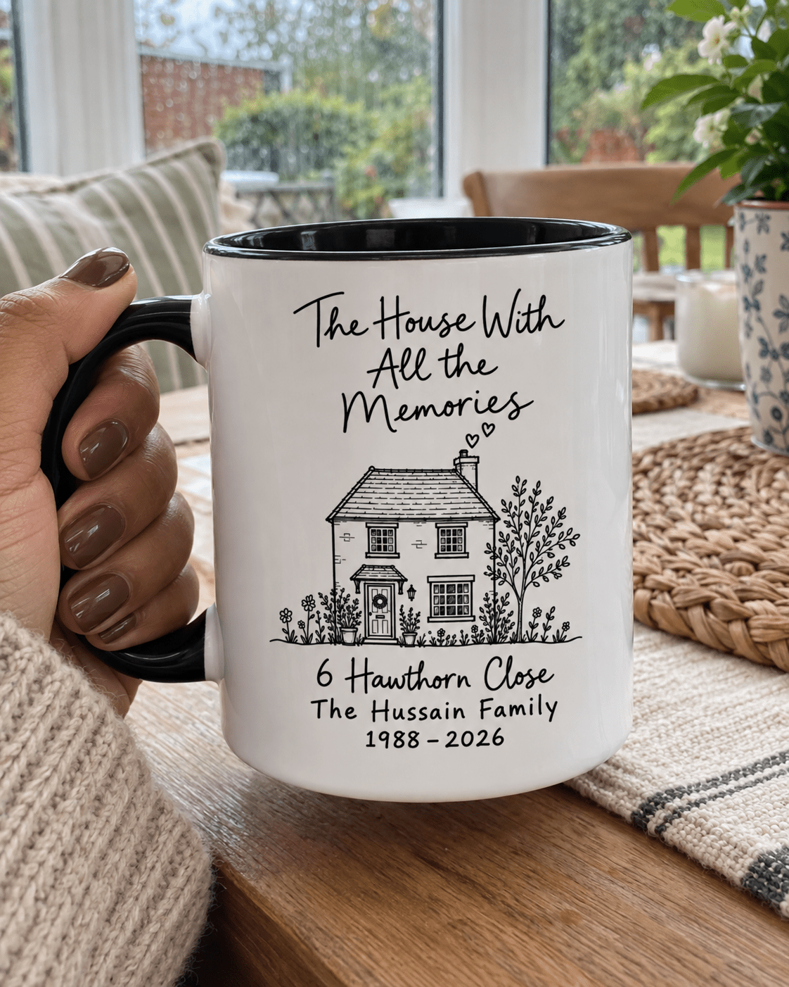Personalised Family Home Mug – The House with All the Memories - #AlleyCrafters