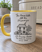 Personalised Family Home Mug – The House with All the Memories - #AlleyCrafters