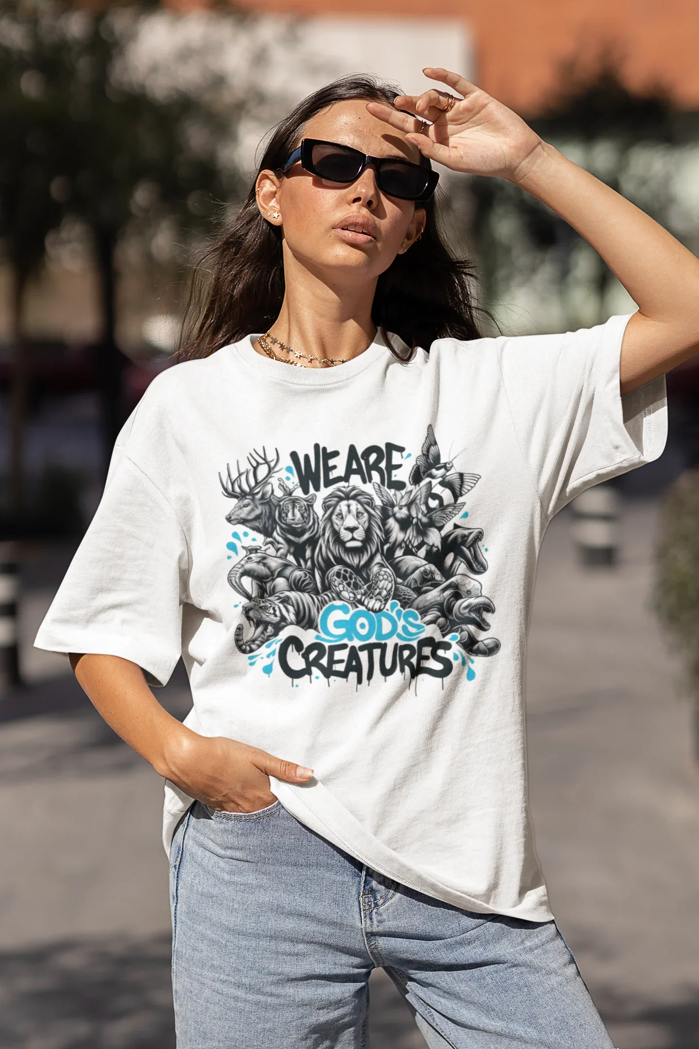 We Are All God’s Creatures Unisex T-Shirt - Alley Crafters
