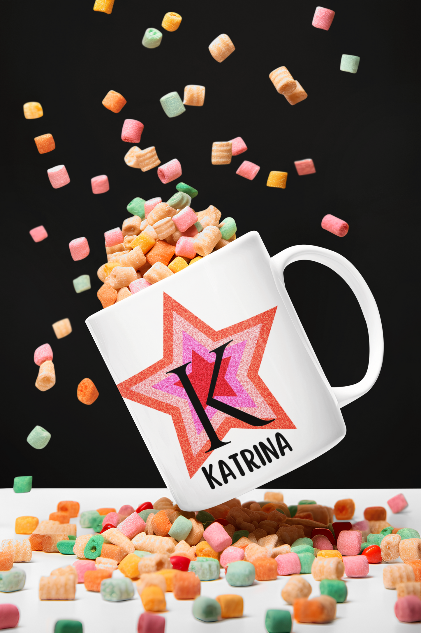 Personalized Glitter Mug