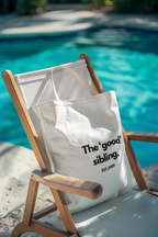 Personalised Sibling Tote Bag | Funny Family Gift | “The Favourite Sibling” EST Year Tote | Reusable Canvas Bag UK - Alley Crafters