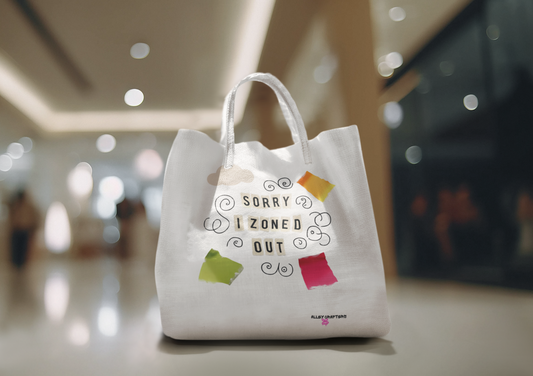 Sorry I Zoned Out Tote Bag