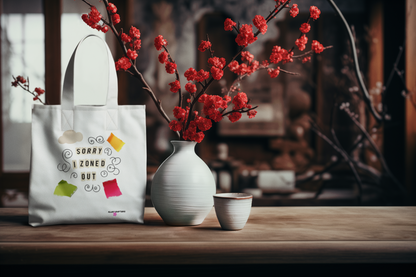 Sorry I Zoned Out Tote Bag