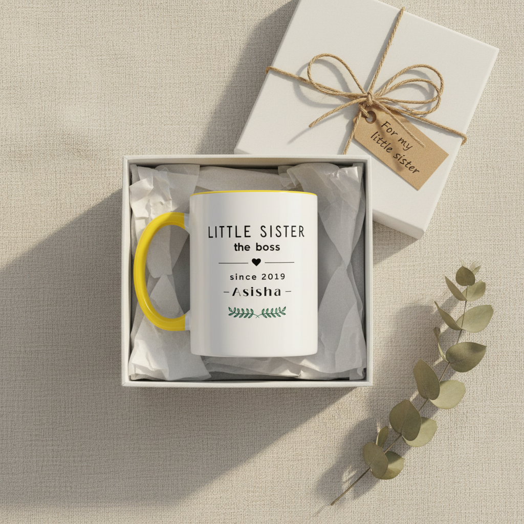 Aisha Yellow Gift Wrapped