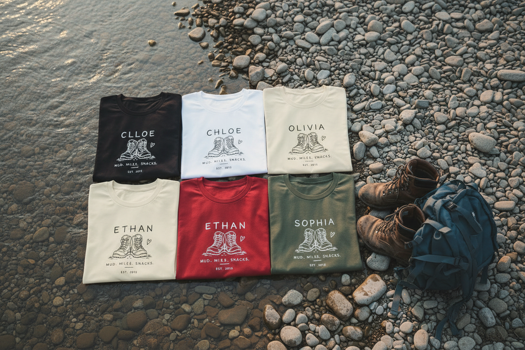 All 6 Colours Stacked Riverbank