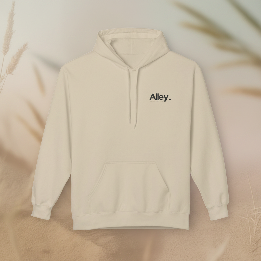 Alley. Chest Logo Hoodie Display Pic