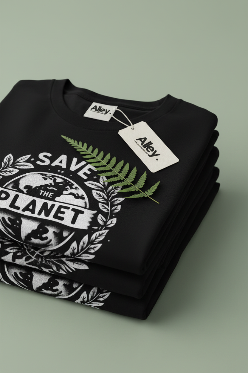 Alley tag tee - sage green