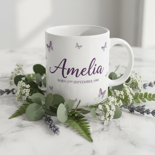 Amelia – Marble Surface – Eucalyptus, Ferns & Lavender