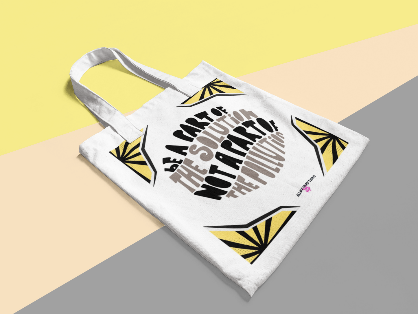 Be Part of the Solution, Not the Pollution Tote Bag